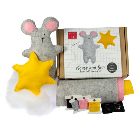 MAIJA THE MOUSE + SUN felt sewing kit MimihaliNew
