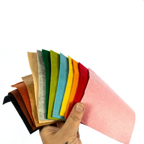 WOOL BLEND FELT SHEETS 9x12” - Mimihali