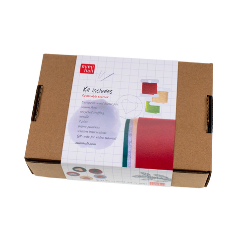 Mini ornament packaging on a white background