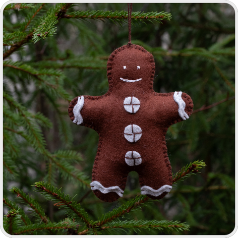 GINGERBREAD MAN ORNAMENT