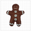 GINGERBREAD MAN ORNAMENT