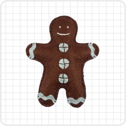 GINGERBREAD MAN ORNAMENT