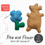 Pika and Flower felt sewing kit for kids Mimihali