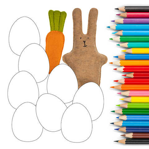 FREE COLORING SHEETS PDF DOWNLOAD - Easter