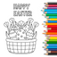 FREE COLORING SHEETS PDF DOWNLOAD - Easter