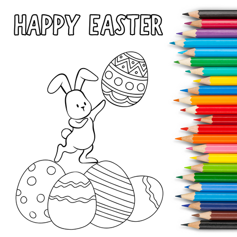 FREE COLORING SHEETS PDF DOWNLOAD - Easter