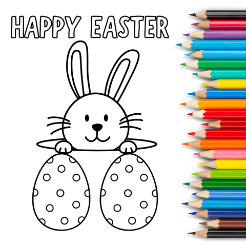 FREE COLORING SHEETS PDF DOWNLOAD - Easter