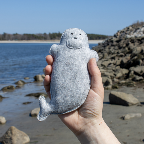 SANDY THE SEAL + FISH  felt sewing kit Mimihali