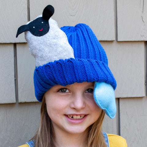 SHEEP and CLOUD felt sewing kit for kids MimihaliNew