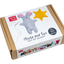 Hand-stitched felt mouse plush from Mimihali sewing kit