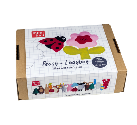 PEONY AND LADYBUG