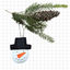 DIY Snowman felt Christmas ornament sewing kit, beginner holiday craft.